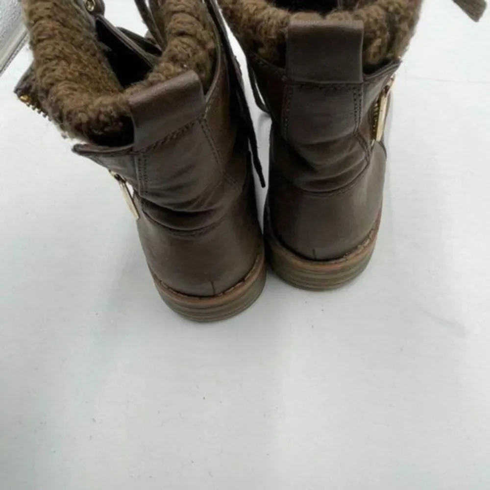 Tommy Hilfiger Brown‎ Tie Ankle Booties - Picture 4 of 4